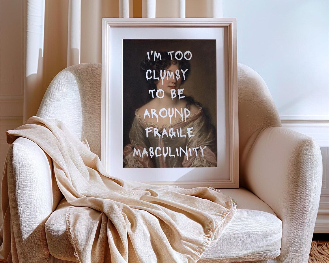 Feminism Poster, Vintage Maximalist Art Print - Image 2
