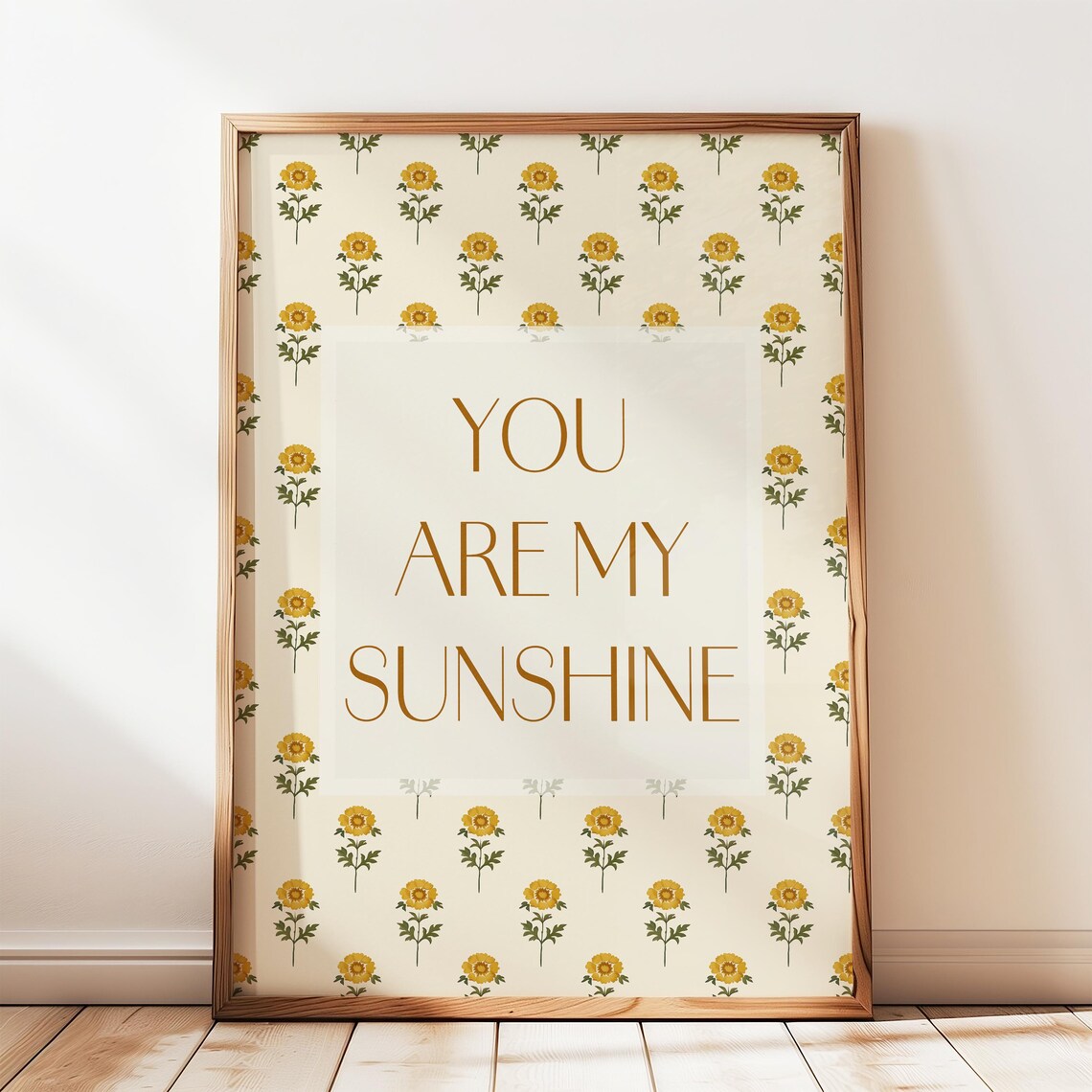 You Are My Sunshine Vintage Nursery Art Print