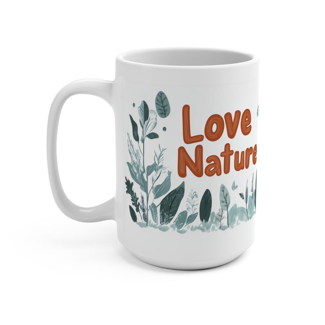 Adorable Orangutans Mug 15oz Large Ceramic Love Nature Coffee Mug Environmentalism Stop Climate Change Mug - Image 2