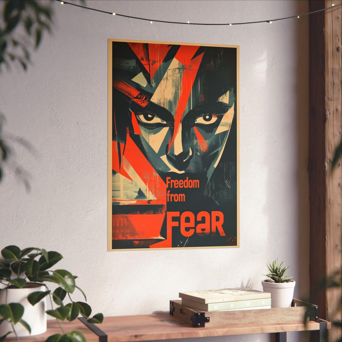 Freedom From Fear Poster, Classic FDR Four Freedoms - Image 4