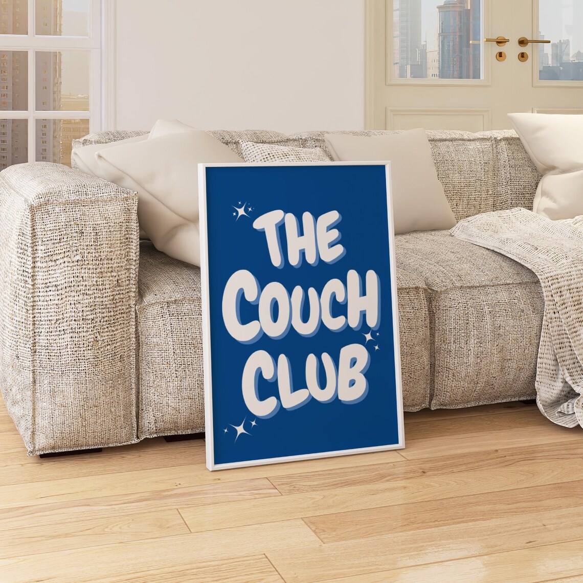 The Couch Club Funny Quote Wall Art Print - Image 2