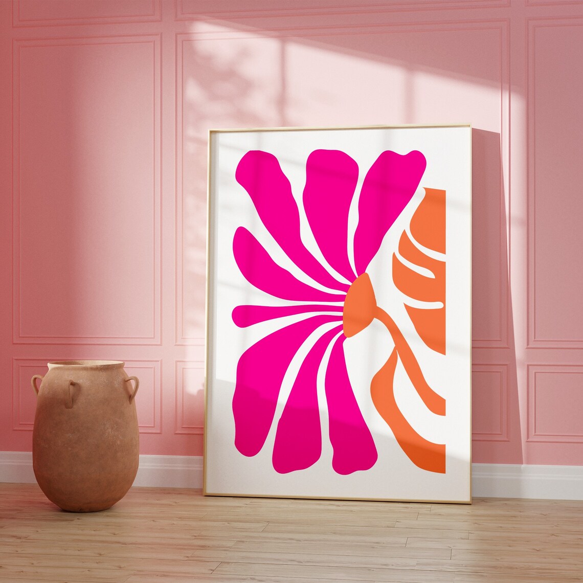 Flower Market Abstract Floral Boho Art Print - Image 4