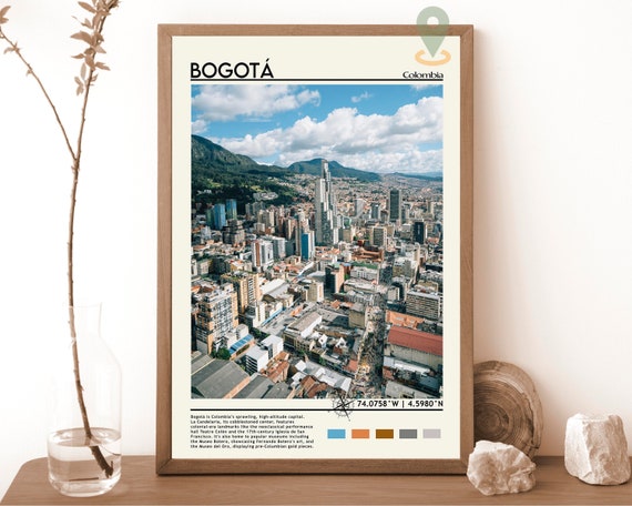 Bogot Print Vintage Poster Bogot Art Bogot Poster Bogot Photo Bogot Poster Print Bogot Wall Decor Colombia