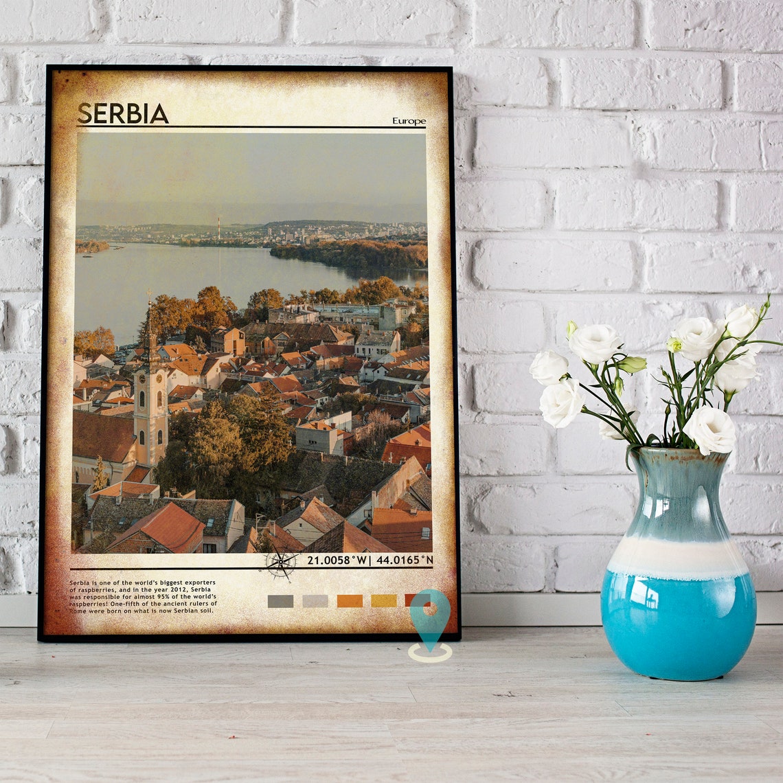 Serbia Print Vintage Poster Serbia Wall Art Serbia Poster Serbia Photo Serbia Poster Print Serbia Wall Decor Serbia Europe - Image 4