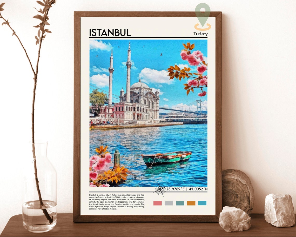Istanbul Print Istanbul Poster Istanbul Wall Art Istanbul Travel Istanbul Art Print Istanbul Artwork Istanbul Photo Istanbul Turkey