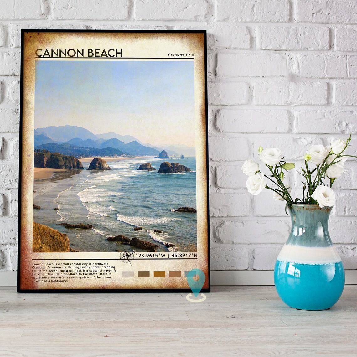 Canon Beach Print Canon Beach Wall Art Canon Beach Poster Canon Beach Photo Canon Beach Poster Print Vintage Canon Beach Poster - Image 5