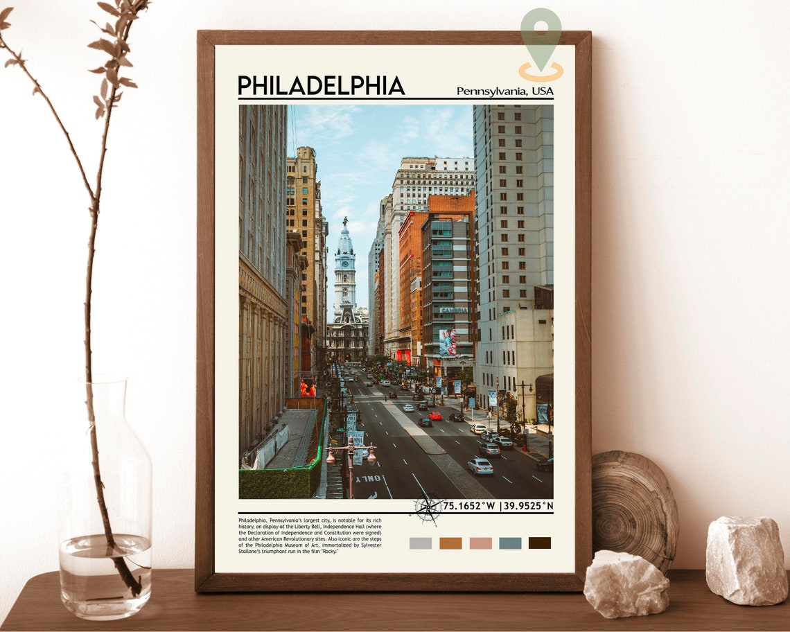 Philadelphia Print Philadelphia Art Philadelphia Poster Philadelphia Photo Philadelphia Poster Print Philadelphia City Pennsylvania