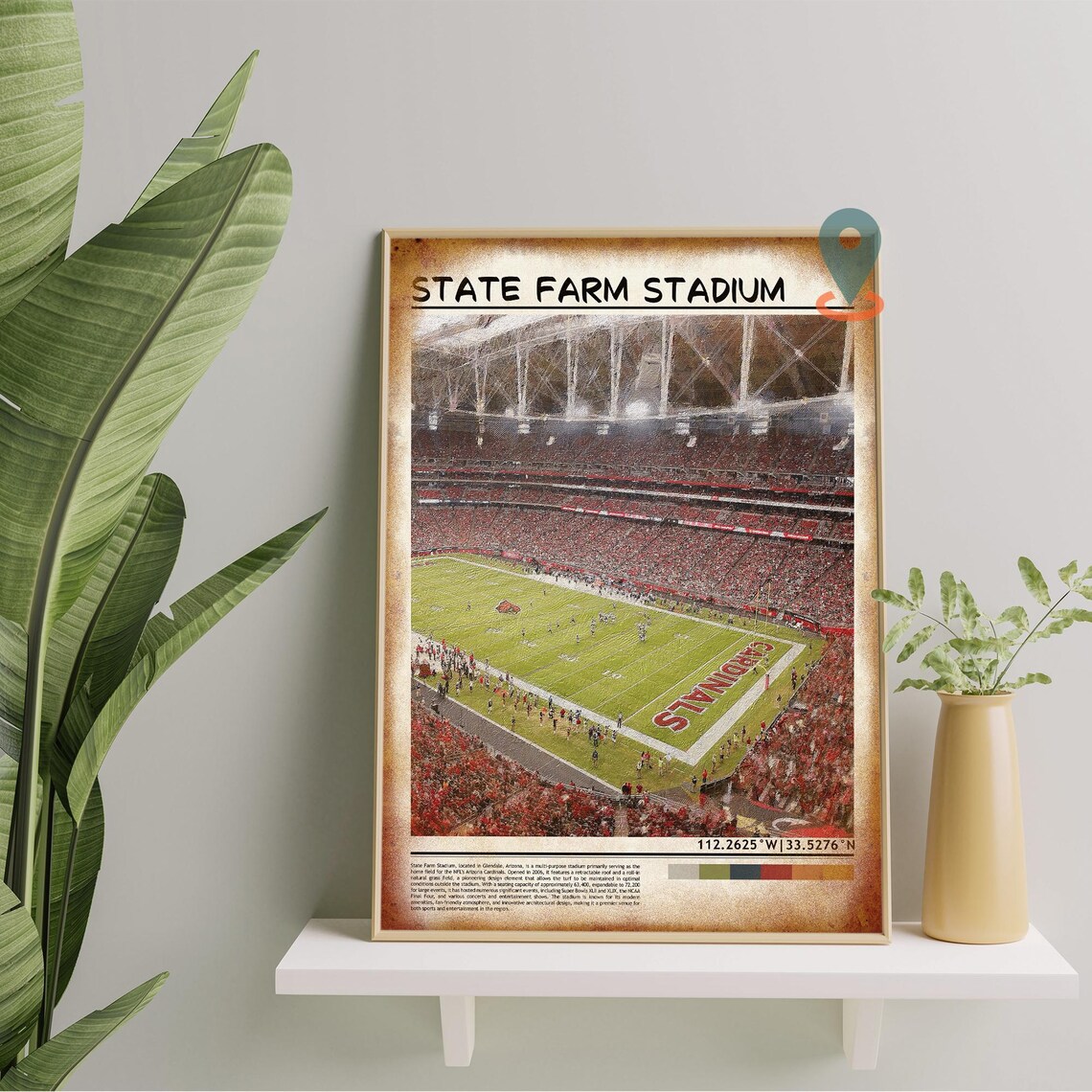 State Farm Stadium Arizona Cardinals Football Game Day Poster - Image 5