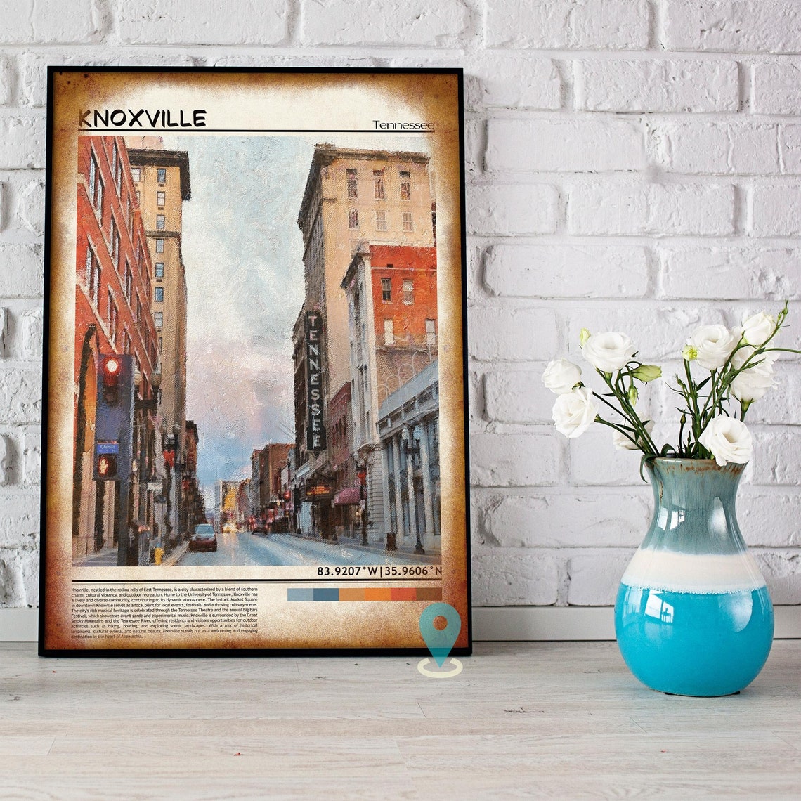 Knoxville Art Knoxville Artwork Knoxville Map Knoxville Photo Knoxville Poster Knoxville Print Knoxville Travel Knoxville Tennessee - Image 5