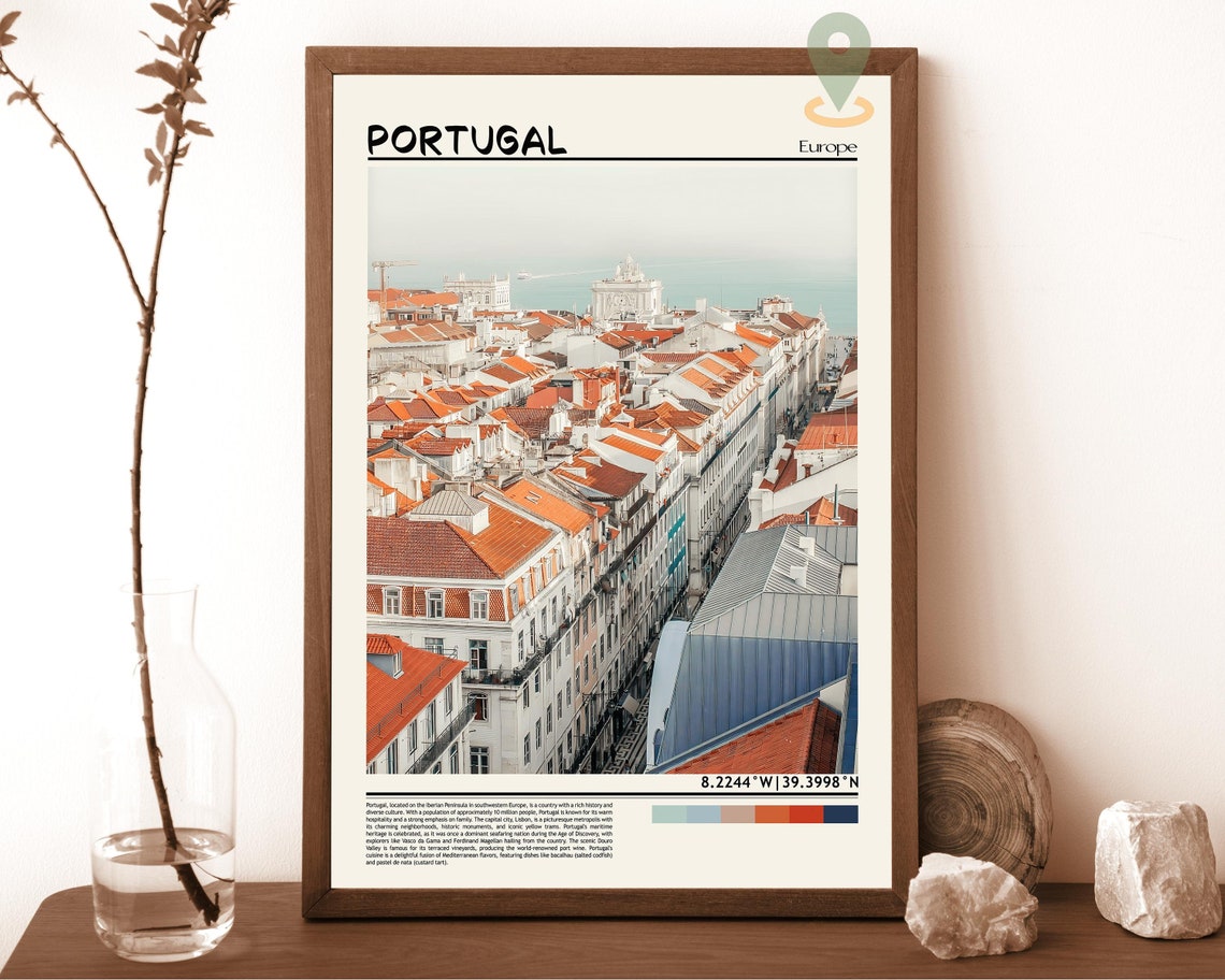 Portugal Print Portugal Wall Art Portugal Poster Portugal Photo Portugal Poster Print Portugal Wall Dcor Portugal Travel Poster