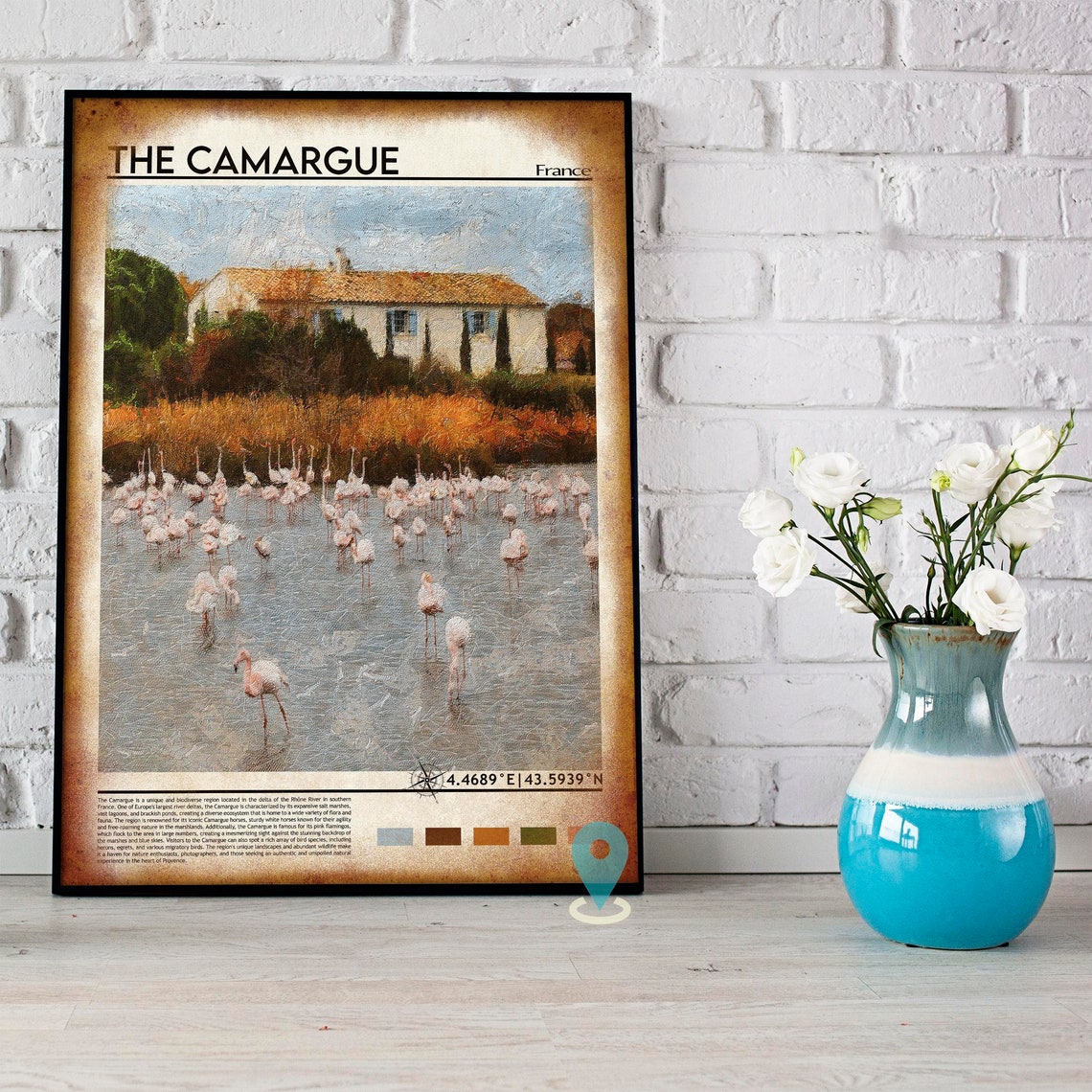 Camargue Print Camargue Poster Camargue Wall Art Camargue Travel Print Camargue Art Print Camargue Artwork Camargue Photo France Art - Image 4