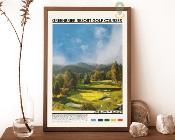 Greenbrier Print Greenbrier Wall Art Greenbrier Poster Greenbrier Photo Greenbrier Poster Print Greenbrier Golf Resort