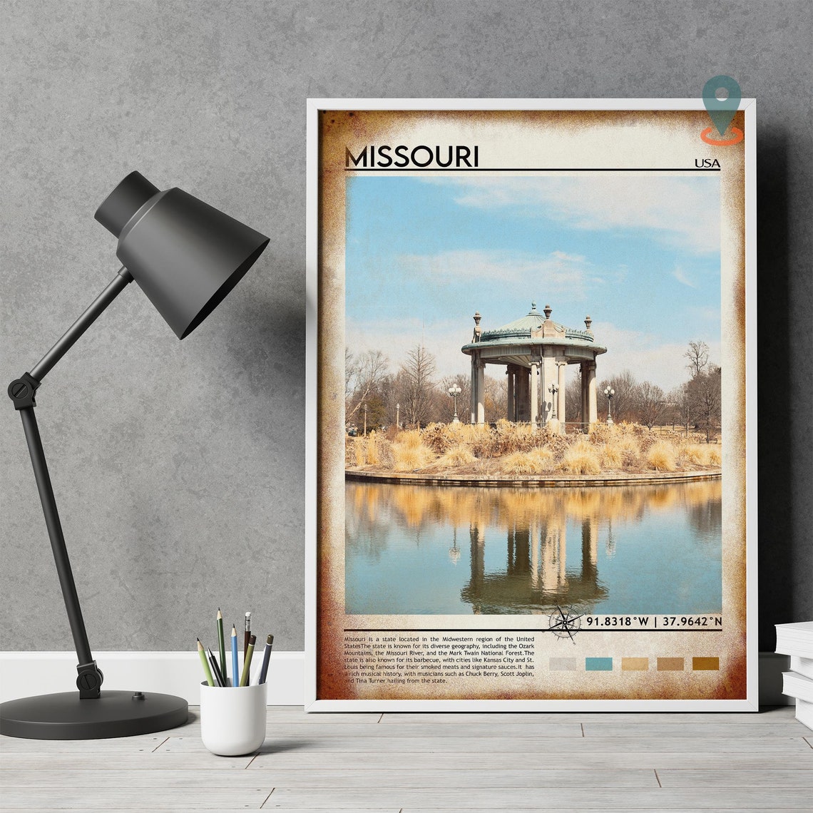 Missouri Print Missouri Art Missouri Photo Missouri Poster Print Missouri Painting Kansas City Poster Missouri Art Work Missouri Gift - Image 5
