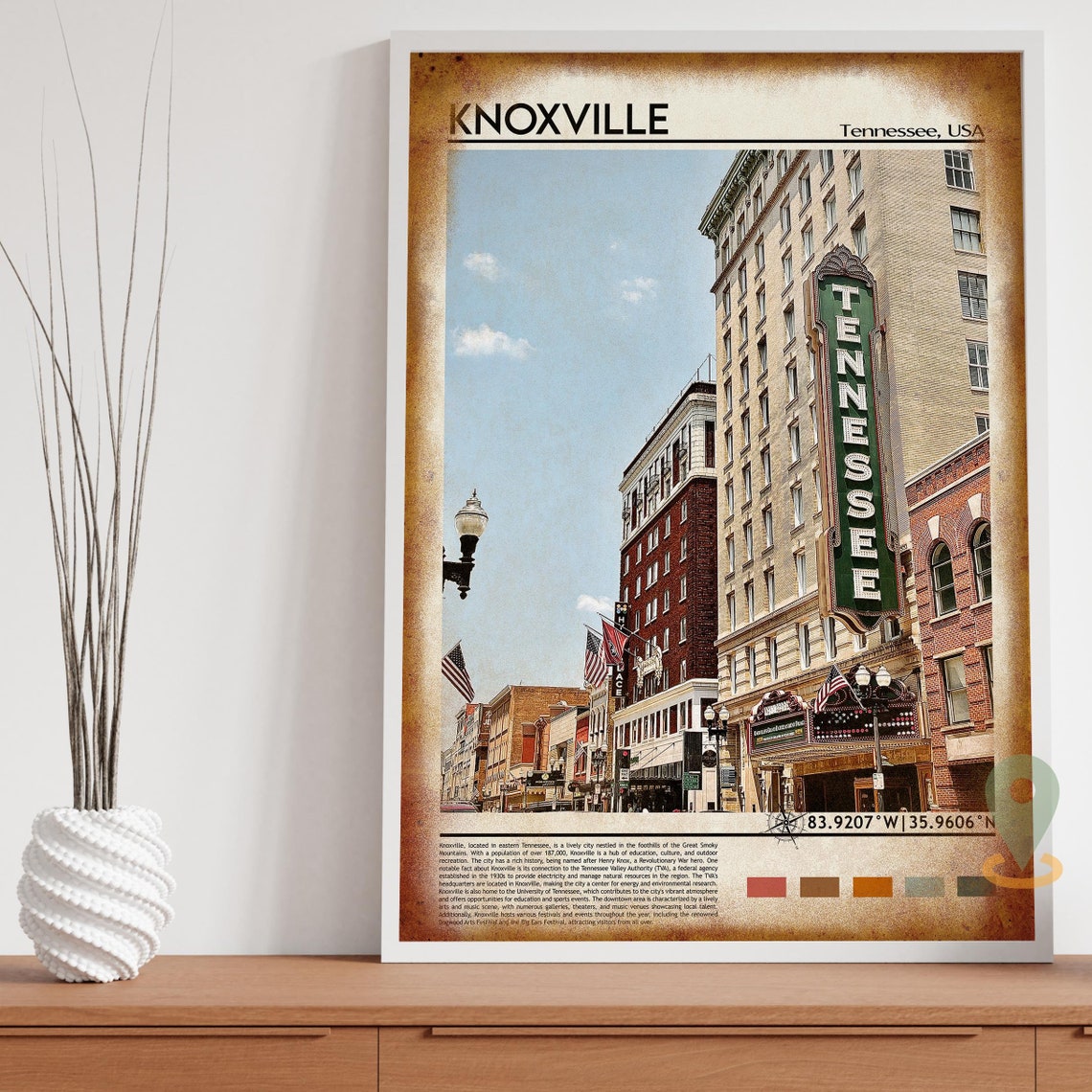 Knoxville Print Knoxville Art Knoxville Photo Knoxville Poster Print Knoxville Painting Tennessee Poster Knoxville Art Work Tennessee - Image 4