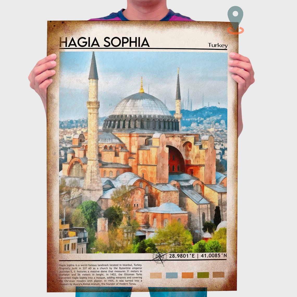Hagia Sophia Print Hagia Sophia Art Hagia Sophia Poster Hagia Sophia Photo Hagia Sophia Poster Print Hagia Sophia Istanbul Travel - Image 3