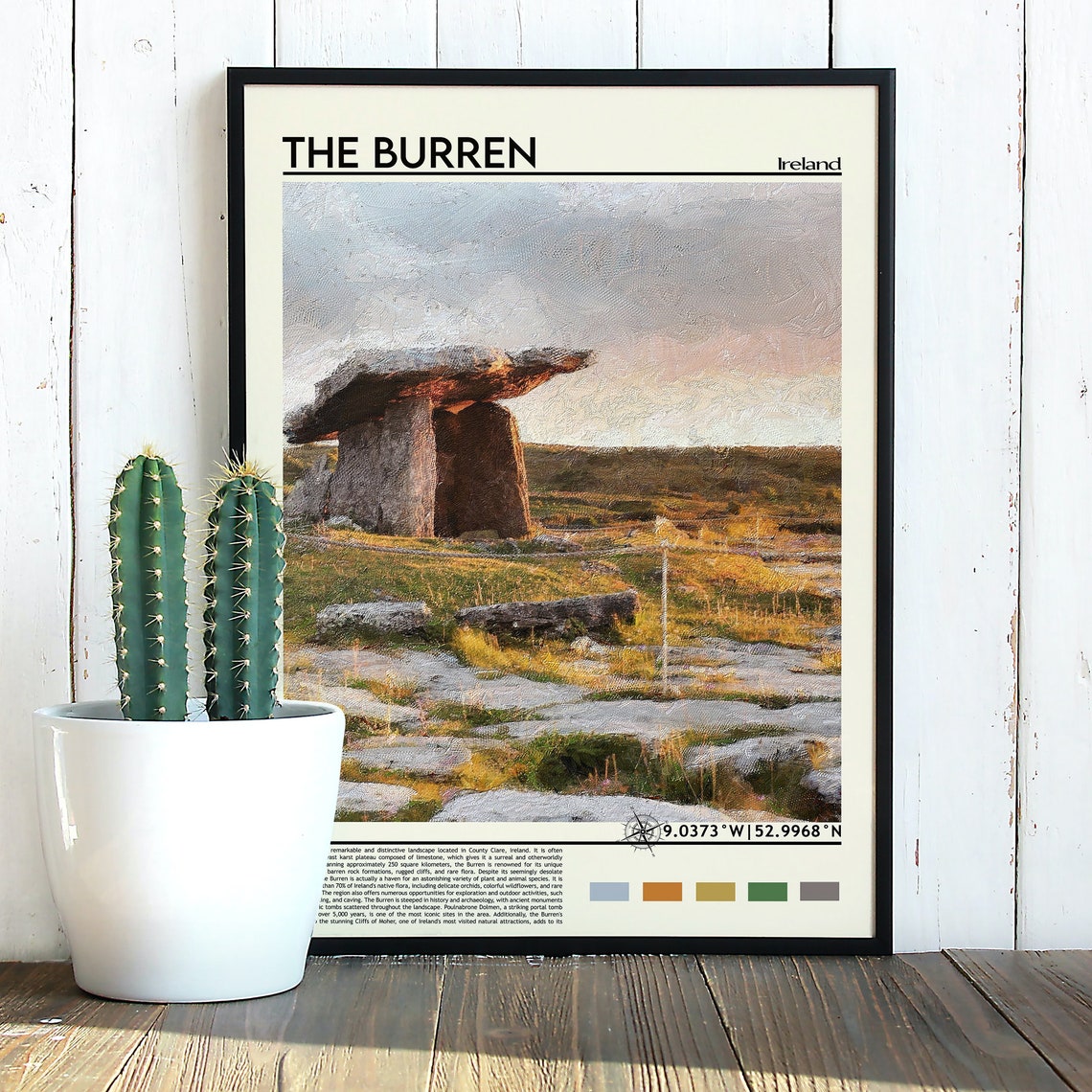 The Burren Print The Burren Poster The Burren Wall Art The Burren Travel Print The Burren Art Print The Burren Photo Ireland Print - Image 3