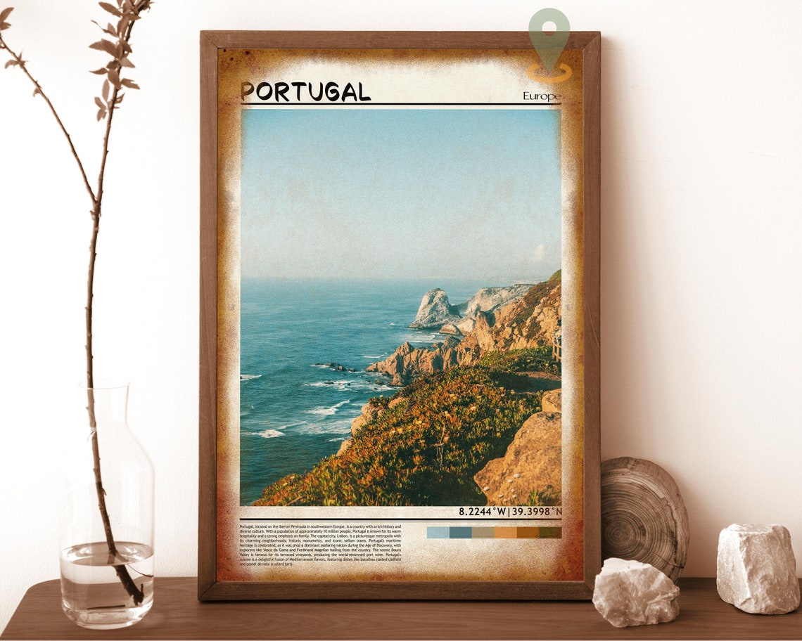 Portugal Print Portugal Wall Art Portugal Poster Portugal Photo Portugal Poster Print Portugal Wall Dcor Portugal Travel Poster - Image 6