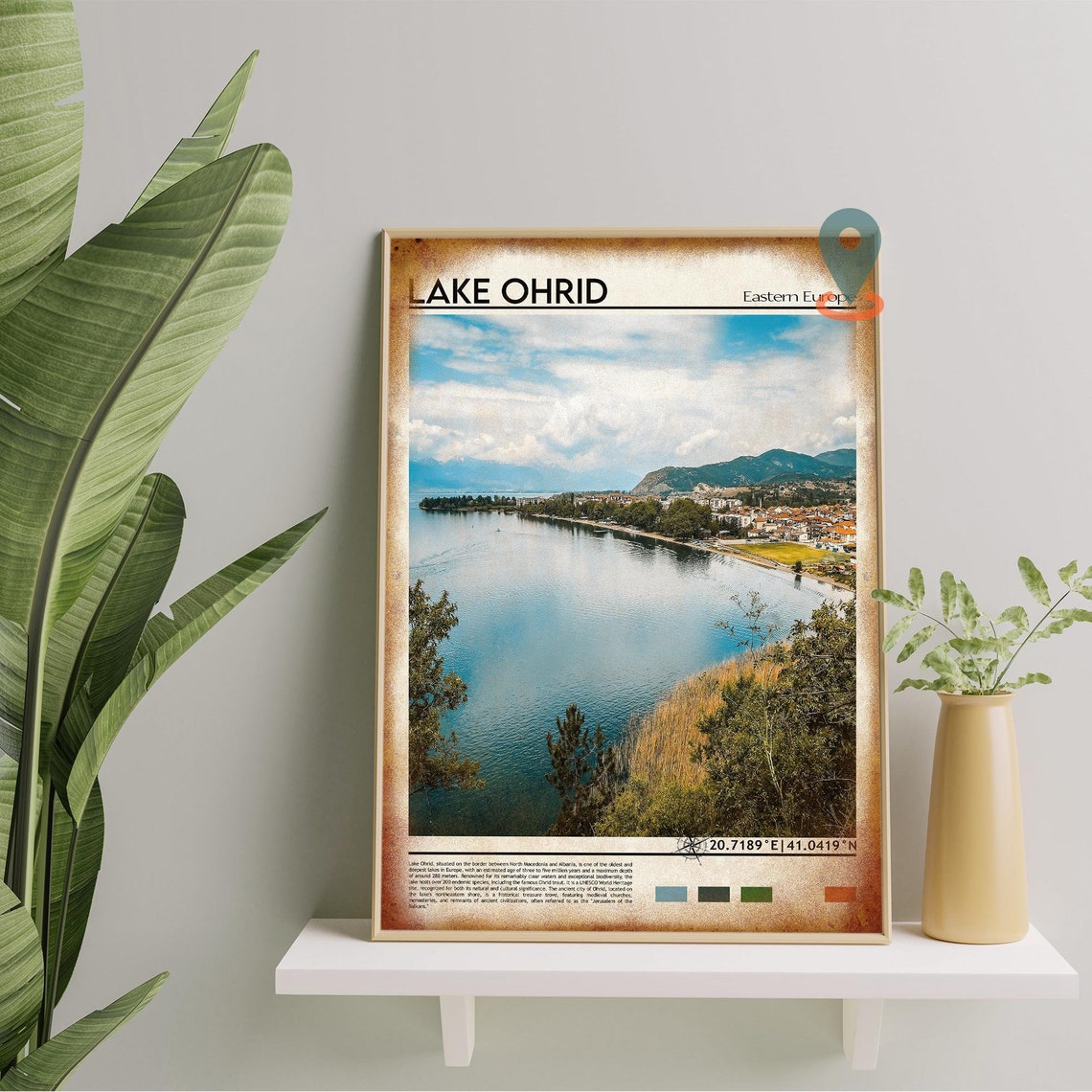 Lake Ohrid Print Lake Ohrid Wall Art Lake Ohrid Poster Lake Ohrid Photo Lake Ohrid Poster Print Lake Ohrid Macedonia Macedonia Poster - Image 5