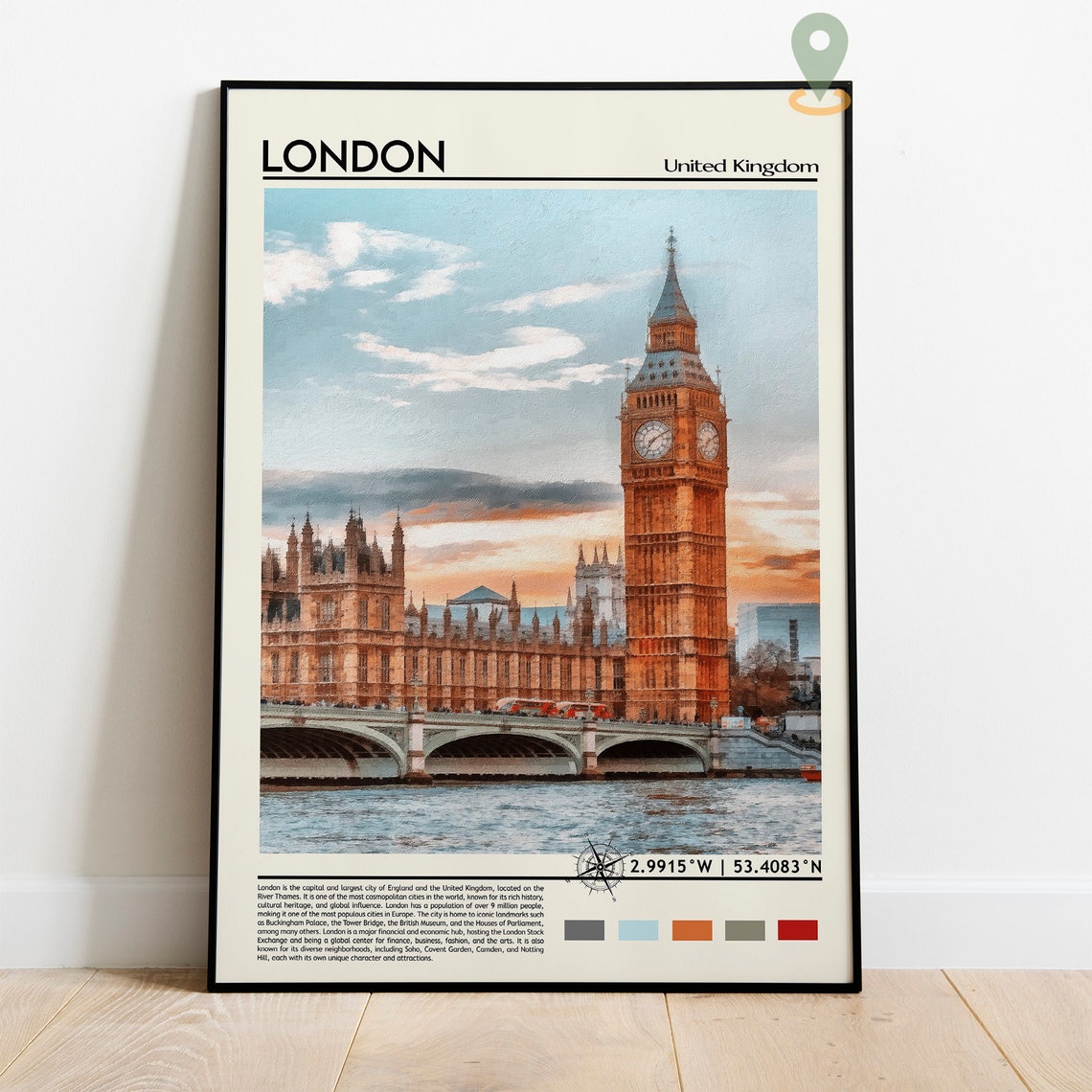 London Print London Poster London Wall Art London Travel London Art Print London Artwork London Photo United Kingdom Print London - Image 5