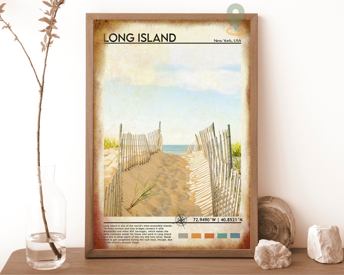 Long Island New York Beach Dune Path Coastal Photography Poster - Image 6