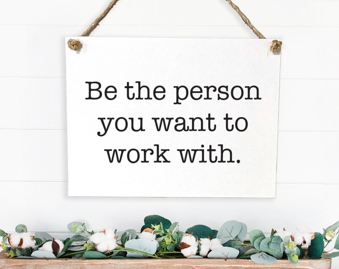 Motivational Quote Custom Rope Board, Office Wall Art Print