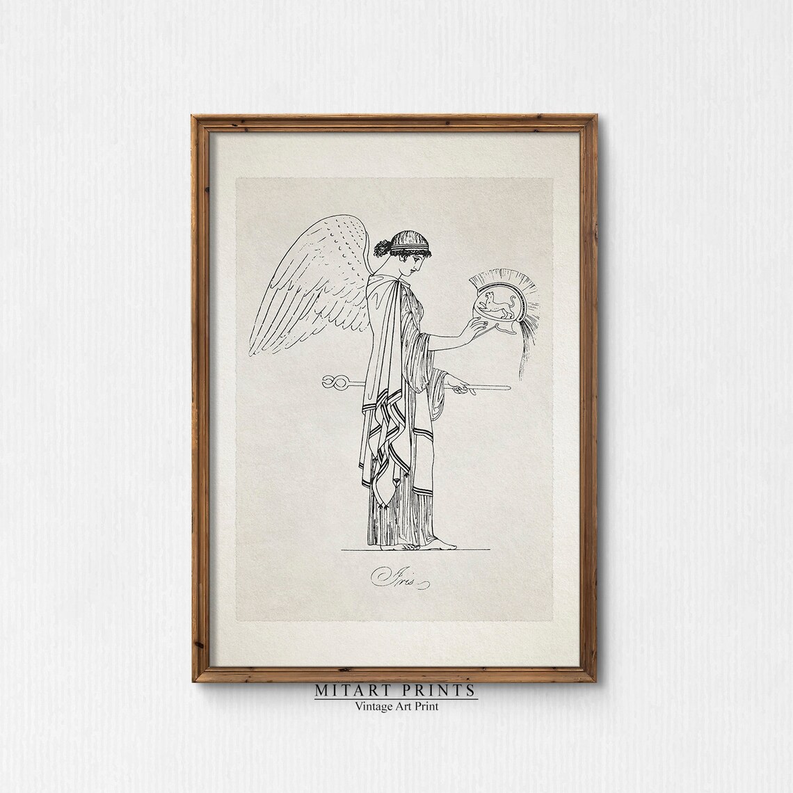 Messenger of the Gods Iris Vintage Greek Mythology Print