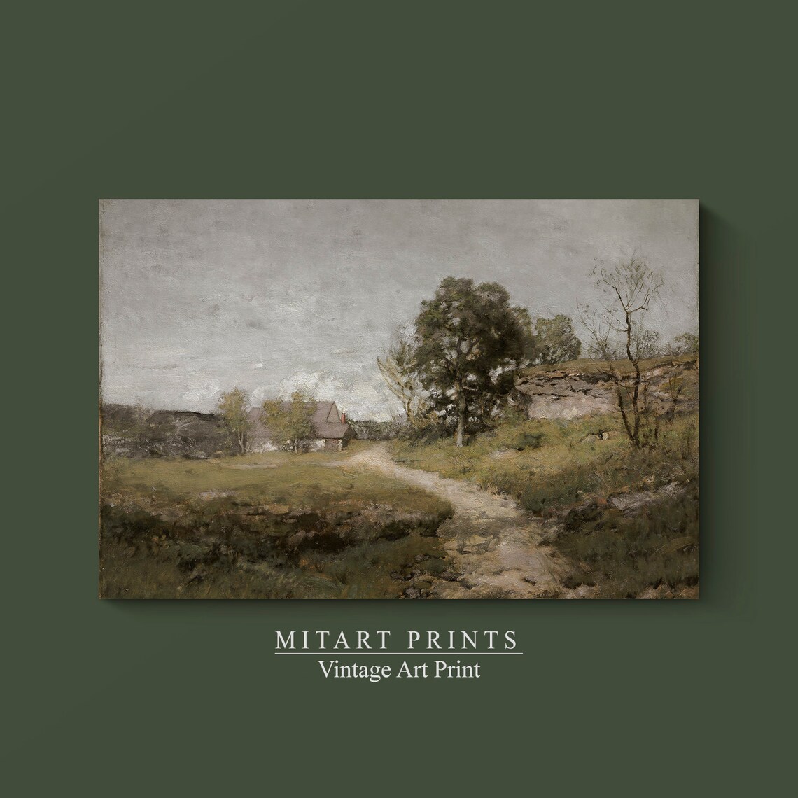 Country Vintage Farmhouse Rustic Country Wall Art Print - Image 2