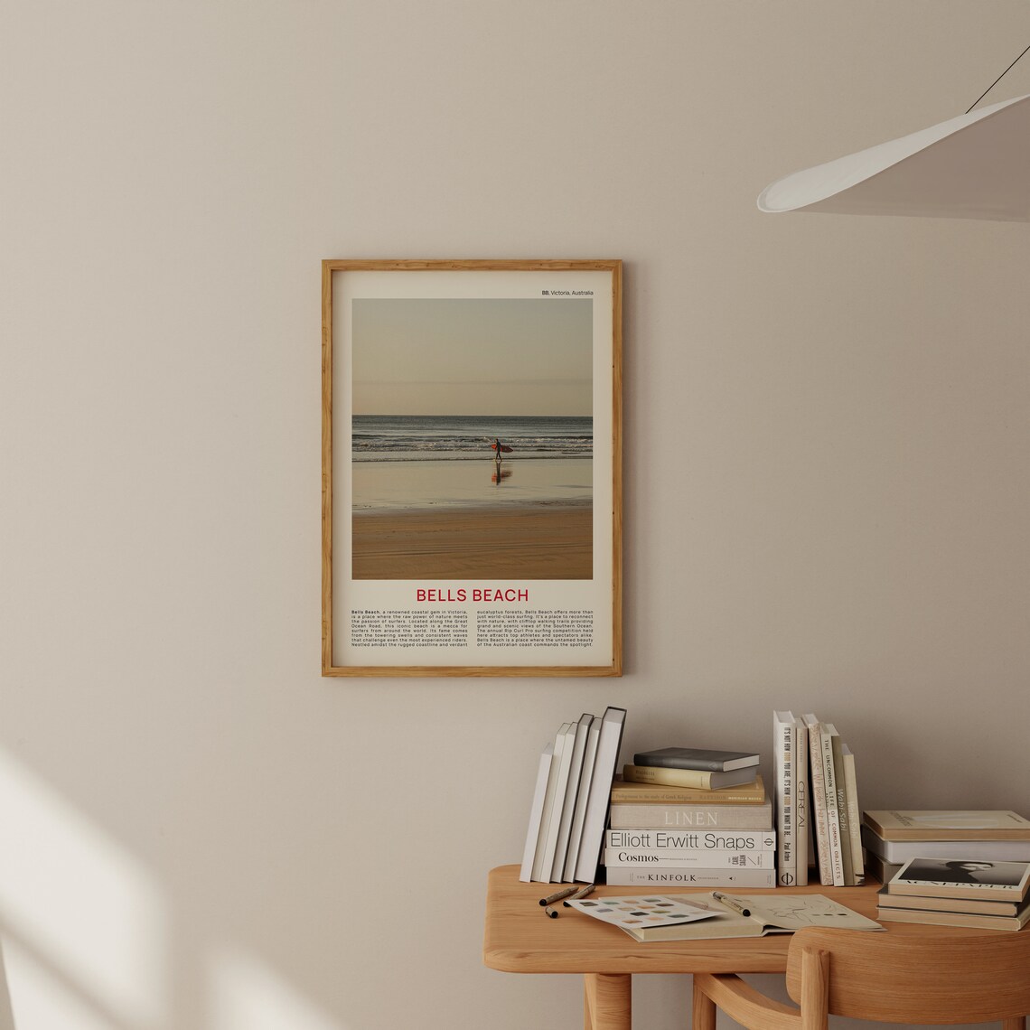 Bells Beach Surfer at Sunset Victoria Australia Photo Travel Poster - Image 2