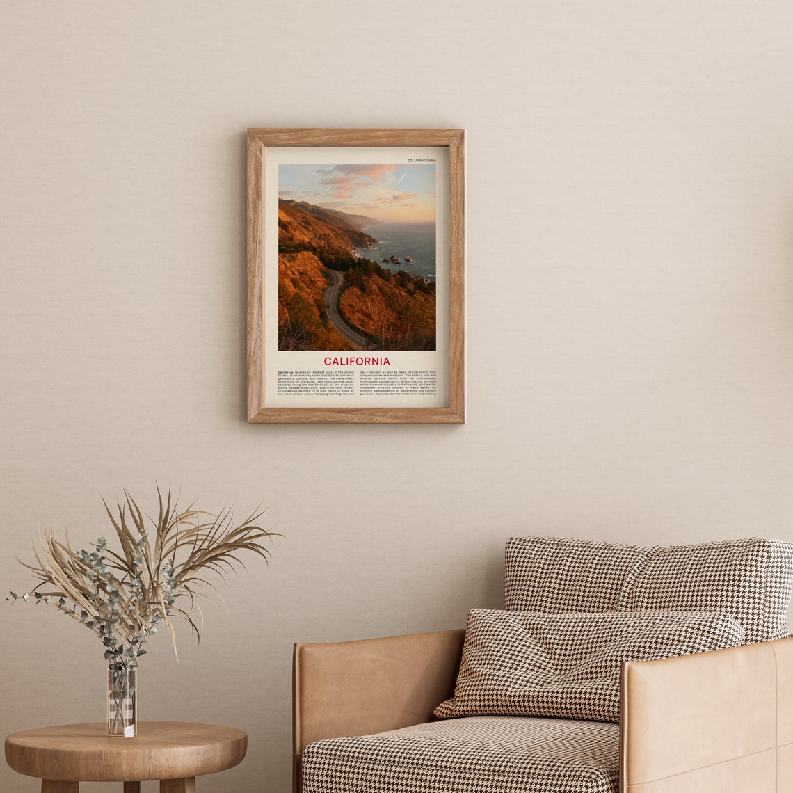 California Coastal Highway Sunset Cliffs Ocean Drive Photo Poster - Image 4