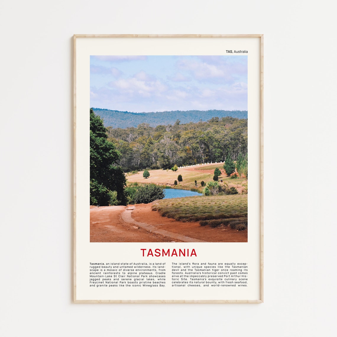Tasmania Print Film Photo Tasmania Wall Art Tasmania Poster Tasmania Photo Tasmania Poster Print Australia Wall Decor Tasmania Art