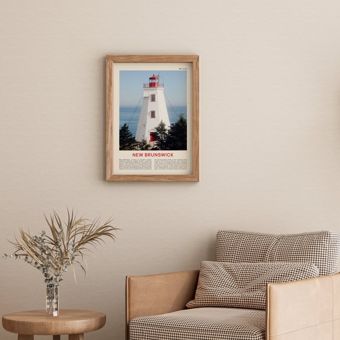 New Brunswick Print Film Photo New Brunswick Wall Art New Brunswick Poster New Brunswick Photo New Brunswick Poster Print Wall Decor - Image 3