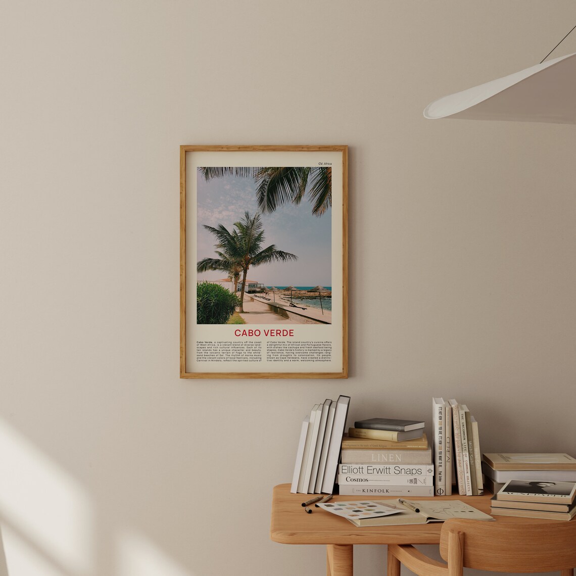 Cabo Verde Travel Poster, Palms Wall Art - Image 2