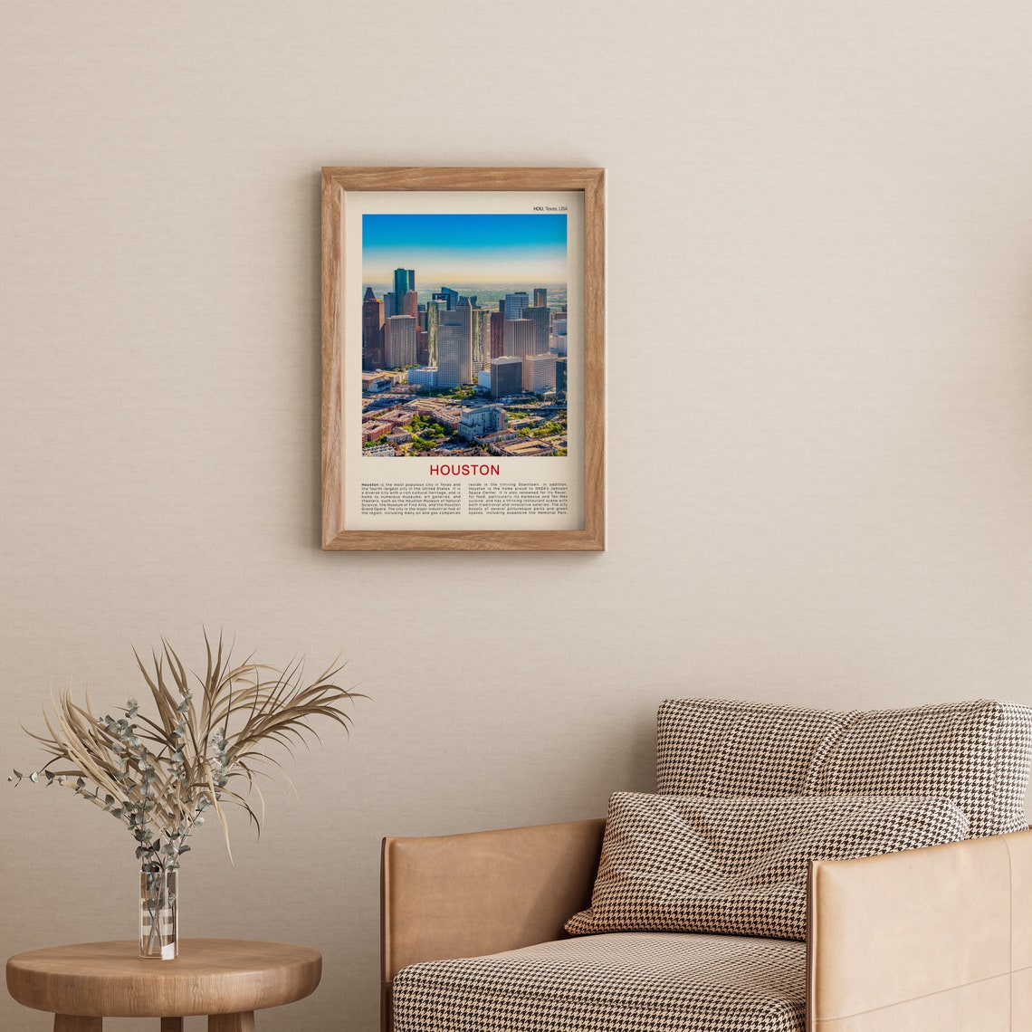 Houston Print Film Photo Houston Wall Art Houston Poster Houston Photo Houston Poster Print Texas Wall Decor Usa Poster United States - Image 3