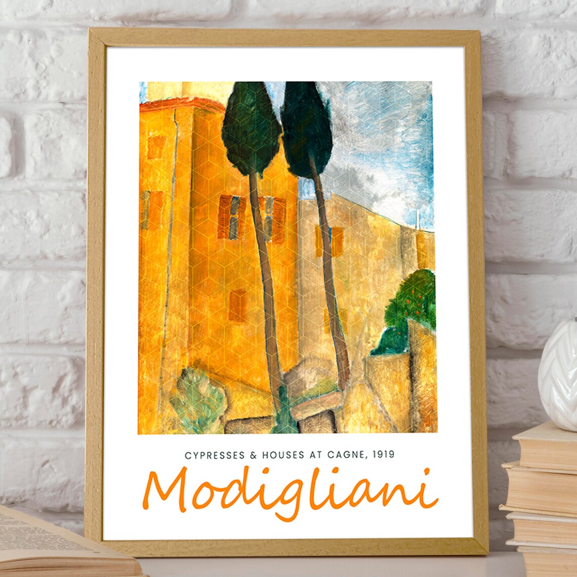 Cypresses By Amedeo Modigliani, Italian Art Print - Image 2