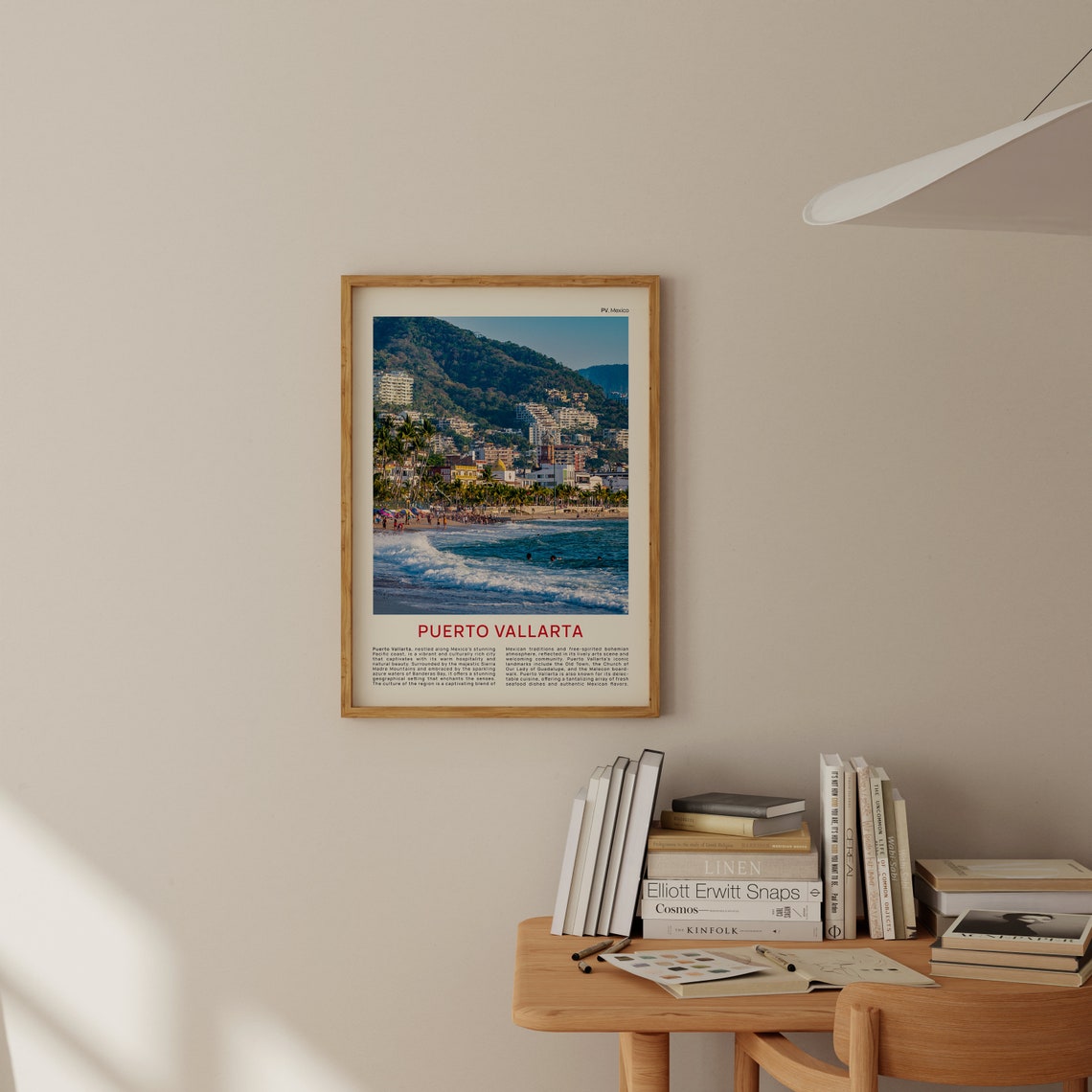 Puerto Vallarta Mexico Beach Resort Bay Film Photo Travel Poster - Image 2