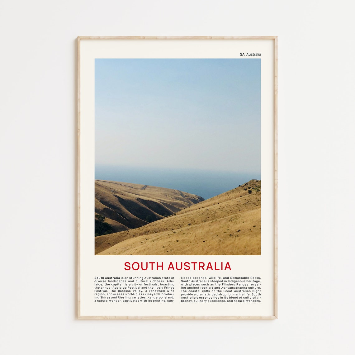 South Australia Print Film Photo South Australia Wall Art South Australia Poster South Australia Photo South Australia Poster Print Sa