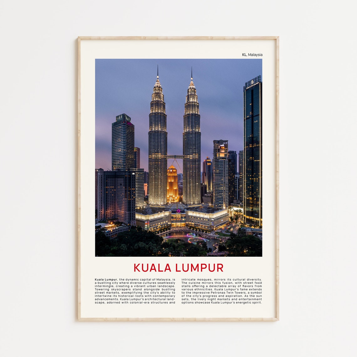 Kuala Lumpur Print Film Photo Kuala Lumpur Wall Art Kuala Lumpur Poster Kuala Lumpur Photo Kuala Lumpur Poster Print Malaysia Print