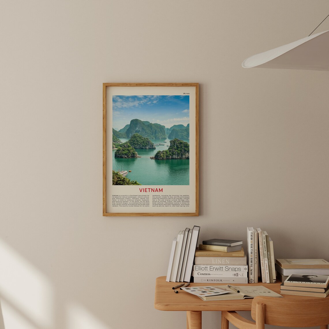 Vietnam Ha Long Bay Limestone Karsts Film Photography Travel Poster - Image 2