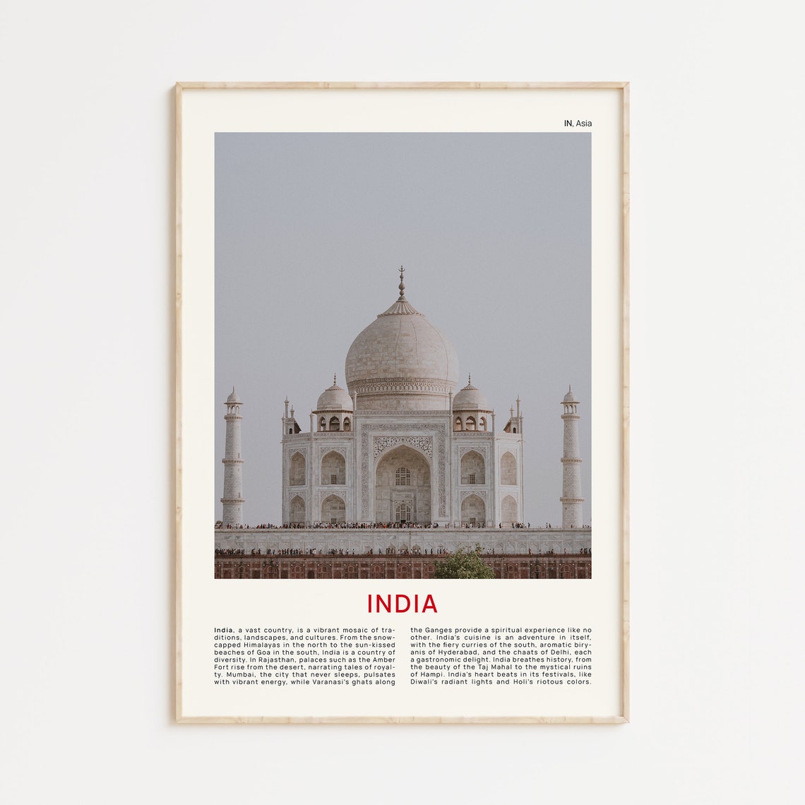 India Print Film Photo India Wall Art India Poster India Photo India Poster Print India Wall Decor Taj Mahal Photo Print India Art