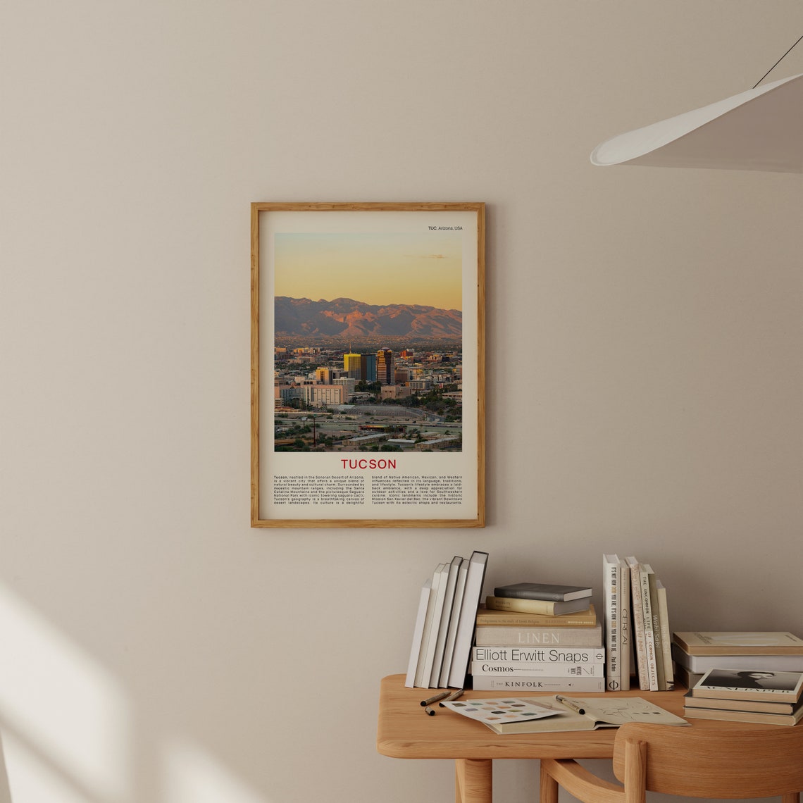 Tucson Print Film Photo Tucson Wall Art Tucson Poster Tucson Photo Tucson Poster Print Arizona Wall Decor United States Poster Print - Image 2