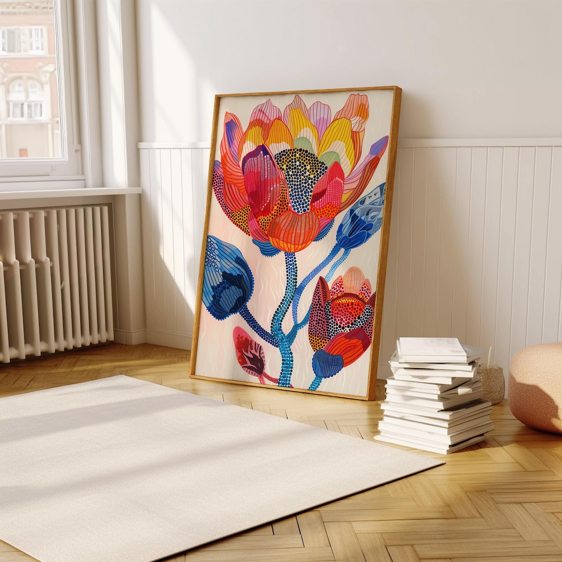 Abstract Botanical Poster, Modern Botanical Wall Art - Image 5