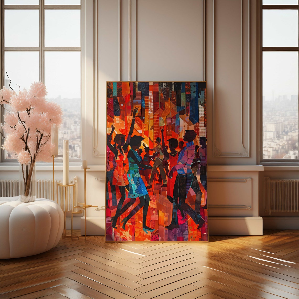 Energetic Urban Dance Poster Colorful Modern Art Wall Decor - Image 4