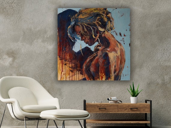 Lovemaking Couples Wall Decor Sensual Lovers Romantic Couples Wall Ar Nude Couple Lovers Bedroom Wall Art Design