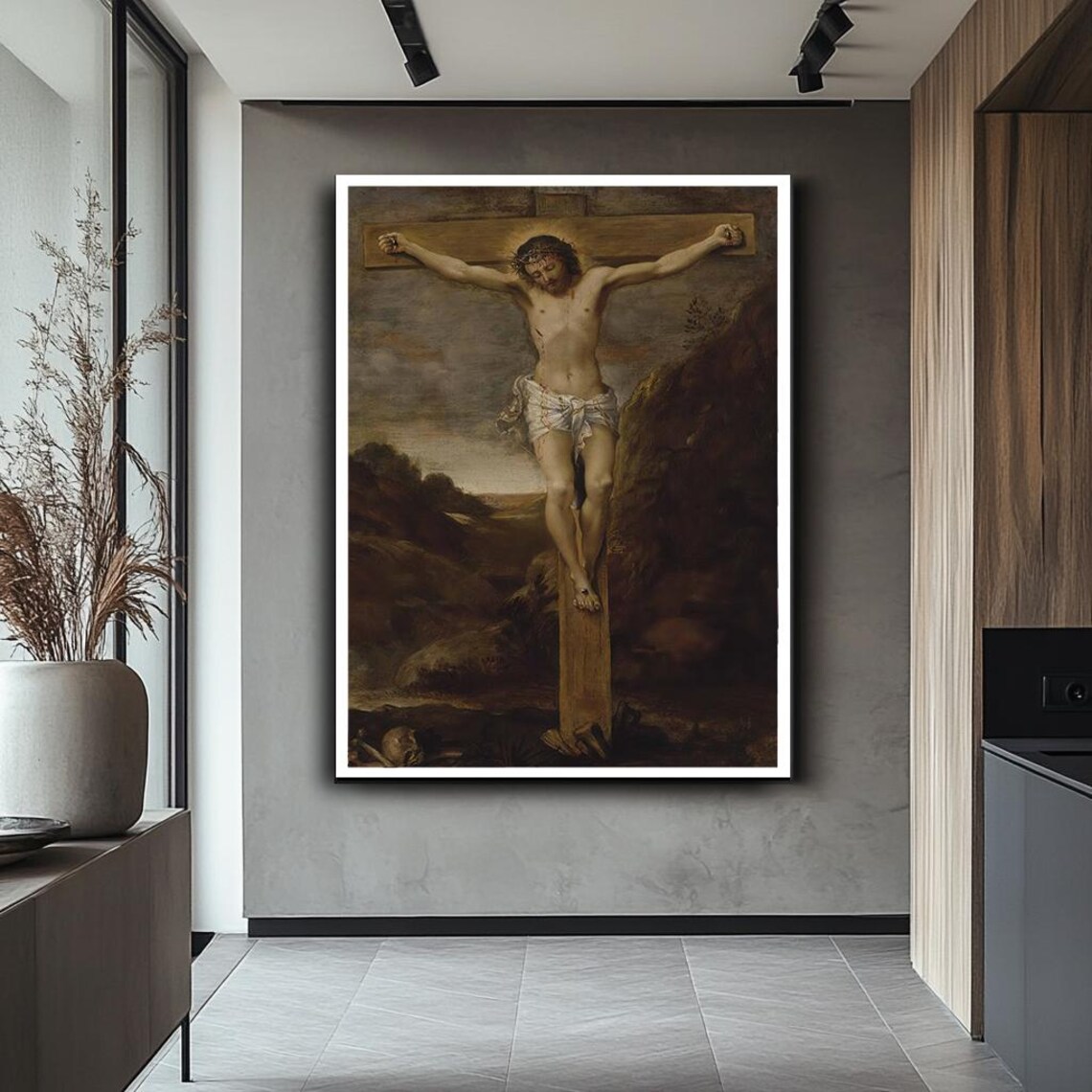 The Crucifixion Of Jesus Classic Renaissance Religious Art Wall Poster - Image 2