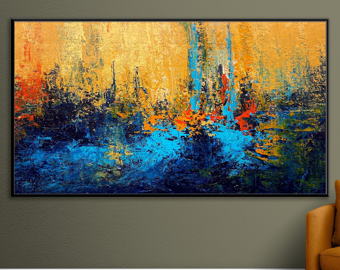 Colorful Abstract Art Print for Kids Room Decor - Image 2