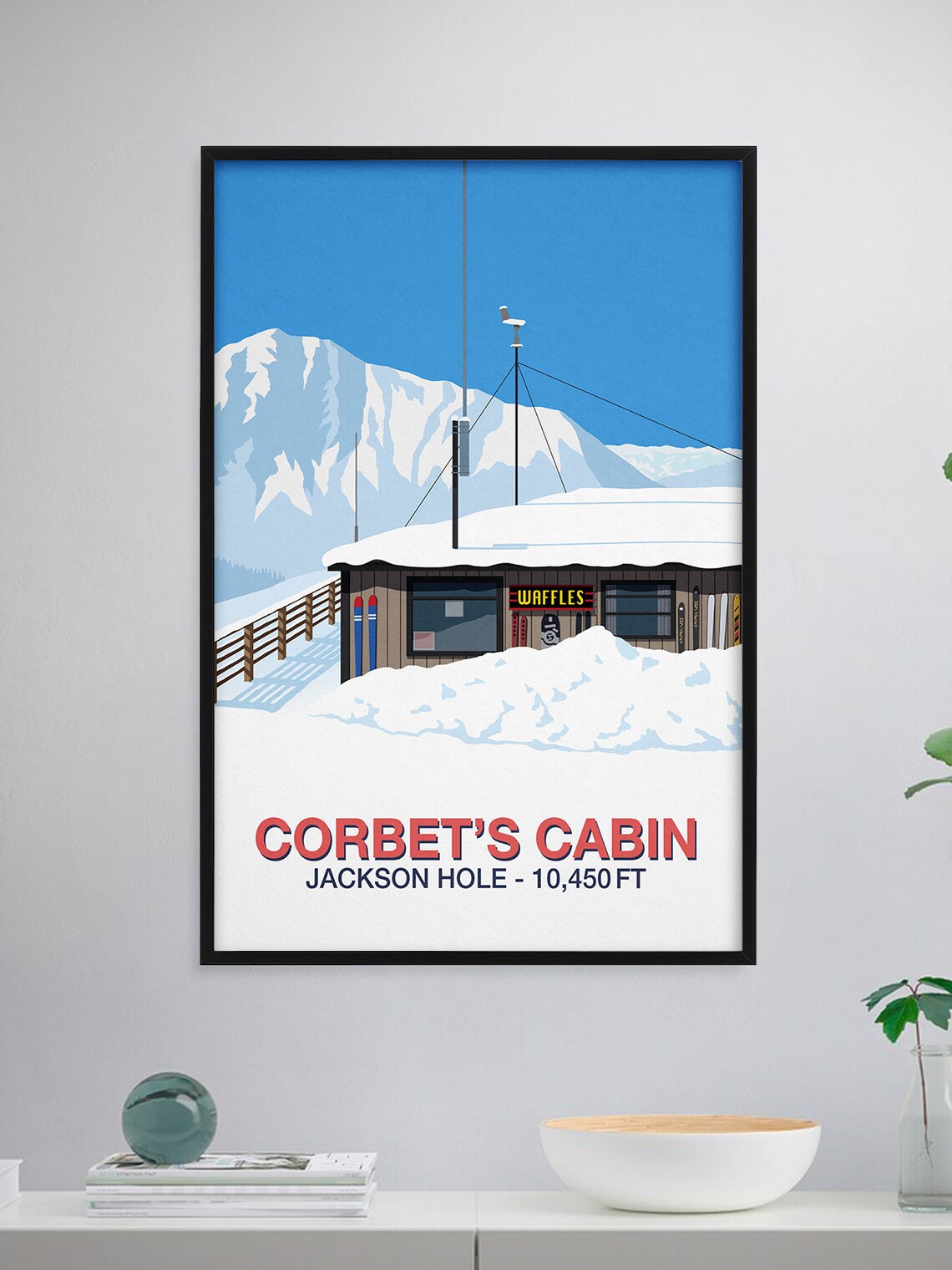 Corbets Cabin Ski Resort Travel Poster - Image 4