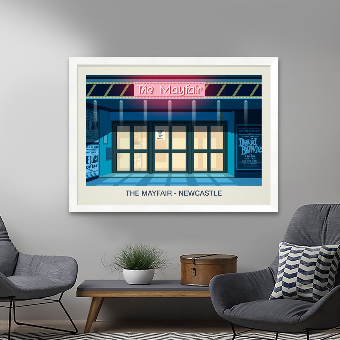 The Mayfair Ballroom Newcastle Poster Print - Image 2