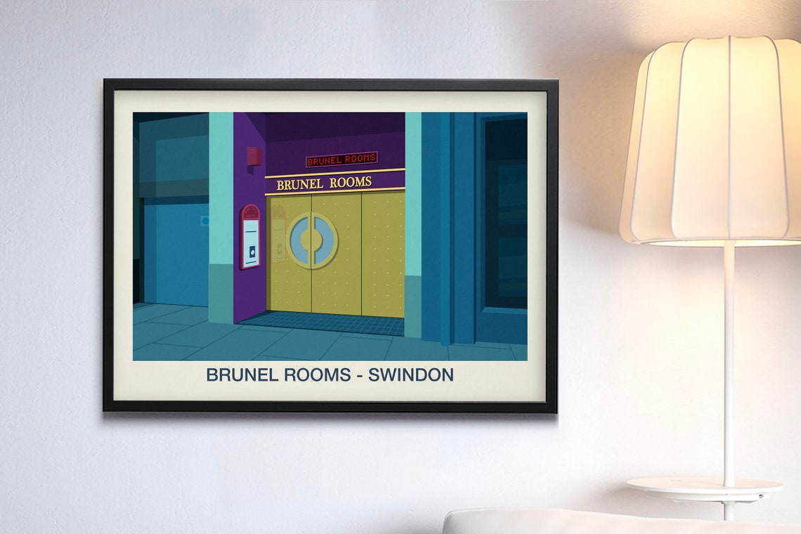 Brunel Rooms Nightclub Poster Nightclub Prints Brunel Rooms Brunel Rooms Print Brunel Rooms Swindon Brunel Rooms Poster - Image 3