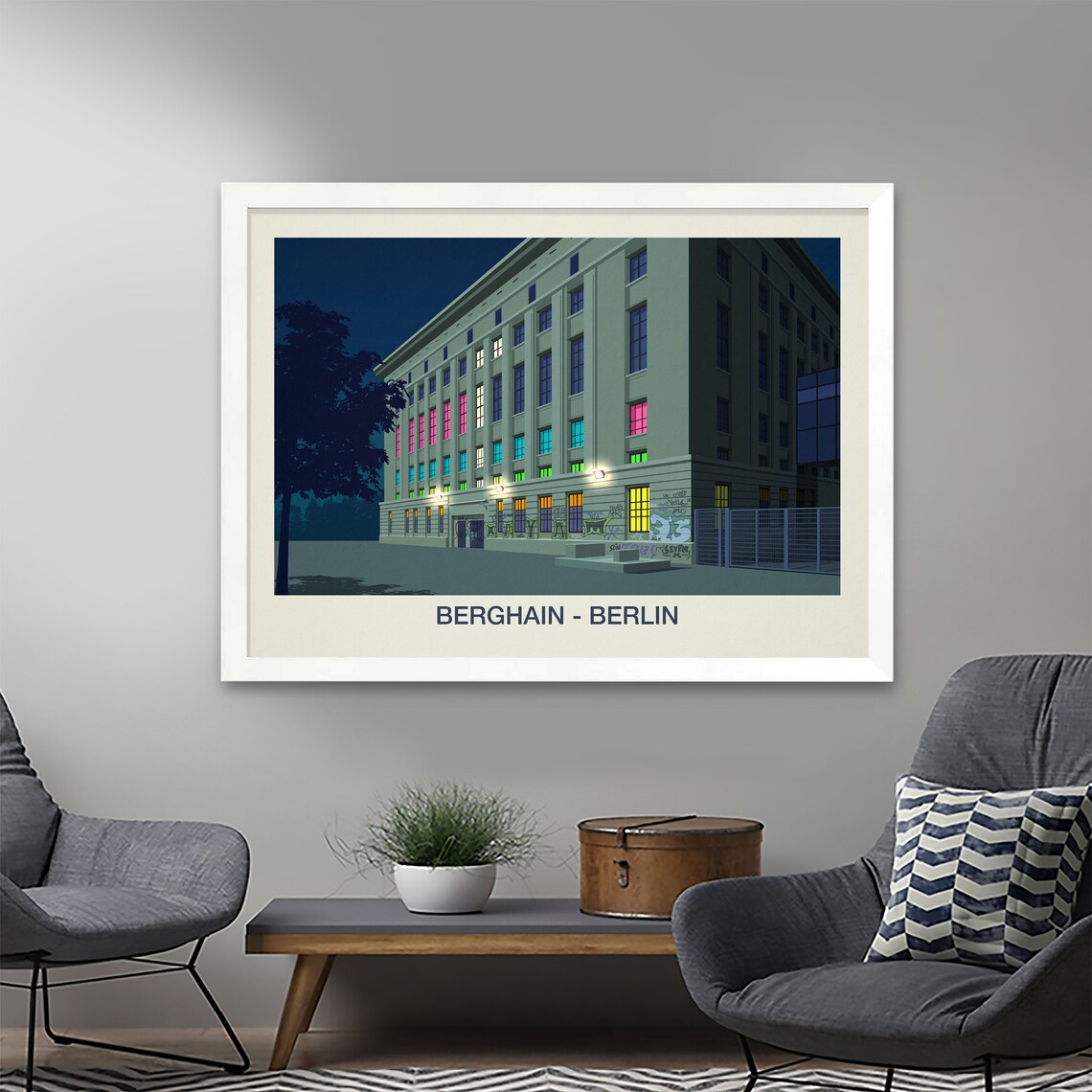 Berghain Nightclub Travel Poster, Berlin Club Scene - Image 2