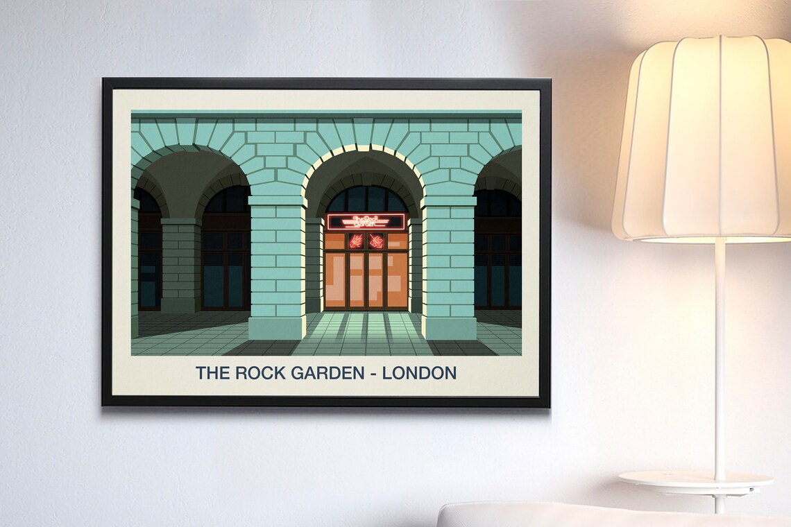 The Rock Garden Nightclub Poster, Vintage Travel Poster - Image 3